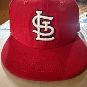 STL Cardinals New Era Red 59FIFTY Fitted Cap
